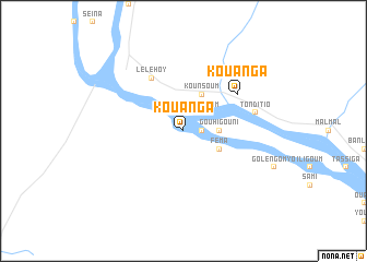 map of Kouanga