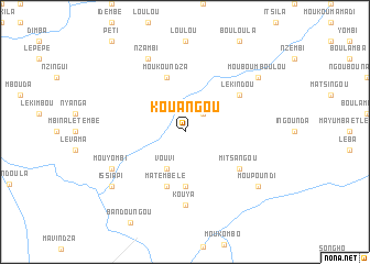 map of Kouangou