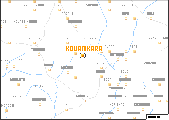 map of Kouankara