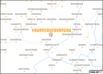 map of Kouan-Koukouangou