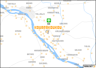 map of Kouara Koukou