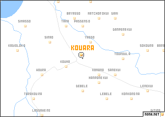 map of Kouara