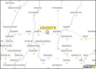 map of Kouarfa