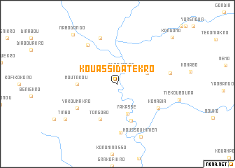 map of Kouassi-Datékro