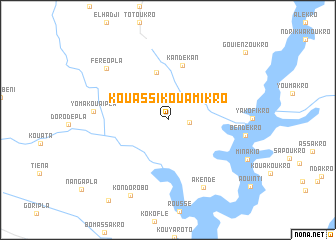 map of Kouassi-Kouamikro