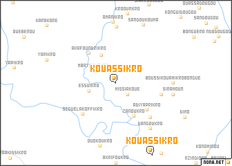 map of Kouassikro