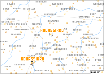 map of Kouassikro