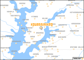 map of Kouassimikro