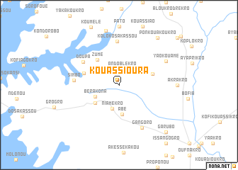 map of Kouassi-Oura