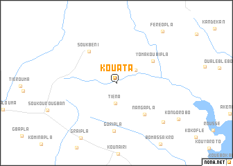 map of Kouata