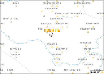 map of Kouatié