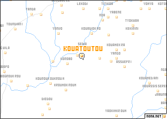 map of Kouatoutou