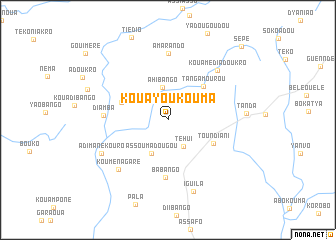 map of Kouayoukouma