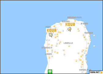 map of Koua