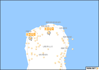 map of Koua