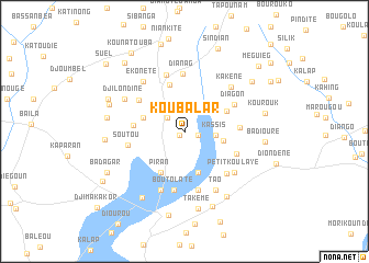 map of Koubalar