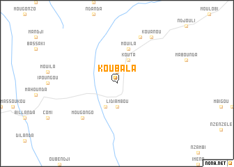 map of Koubala