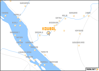 map of Koubal