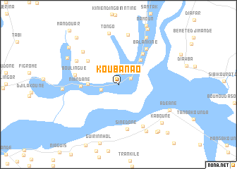 map of Koubanao