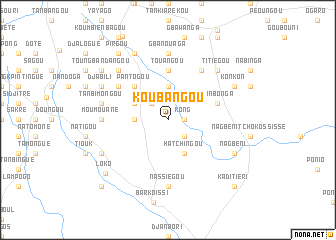 map of Koubangou