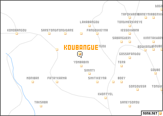 map of Koubangué