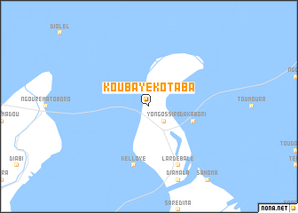 map of Koubaye Kotaba