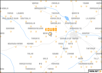 map of Kouba