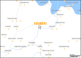 map of Koubéri