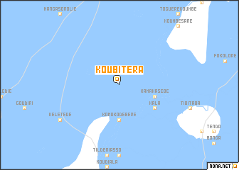 map of Koubitéra