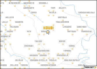 map of Koubi