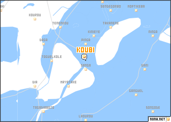 map of Koubi