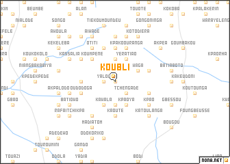 map of Koubli