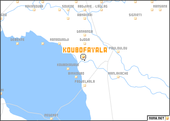 map of Koubo Fayala