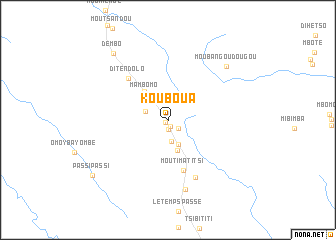 map of Kouboua