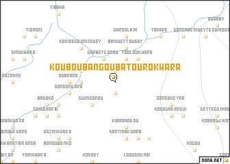 map of Kouboubangou Batouro Kwara
