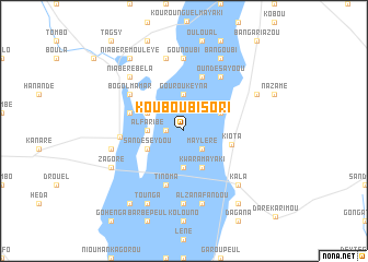 map of Kouboubi Sori