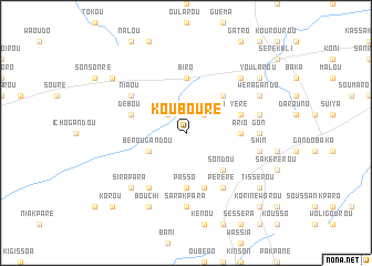 map of Koubouré