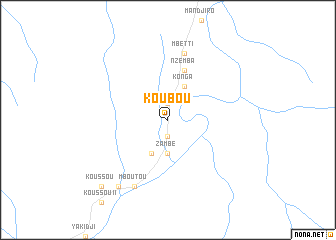 map of Koubou