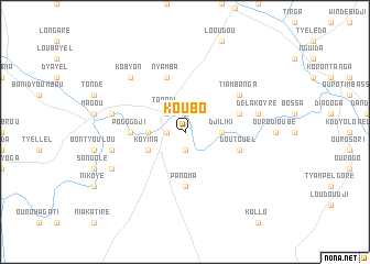map of Koubo