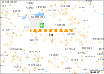 map of Koubri Nabmanaguéma