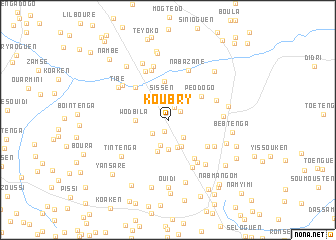 map of Koubry