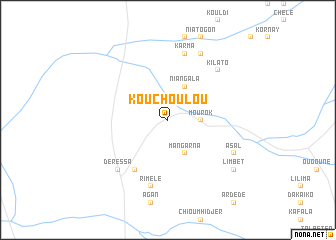map of Kouchoulou