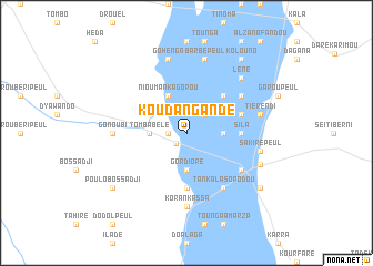 map of Koudangandé