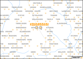 map of Koudassi