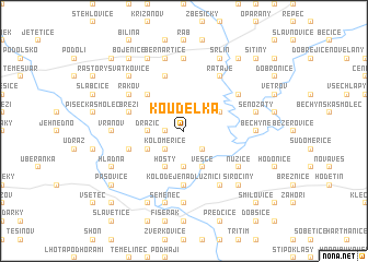 map of Koudelka