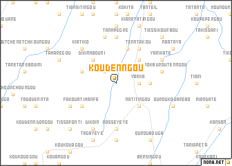 map of Koudenngou