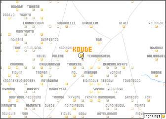 map of Koudé