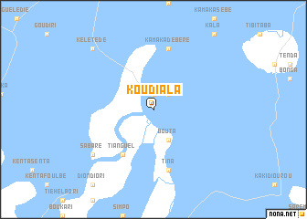 map of Koudiala