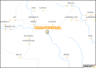 map of Koudini Mandal