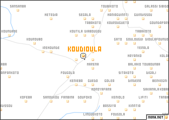 map of Koudioula